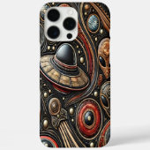 UFOや宇宙のエイリアンとの謎の出会い Case-Mate iPhoneケース (裏面)