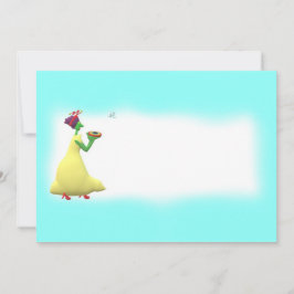 UFOをつかまえている小妖精や小人 サンキューカード