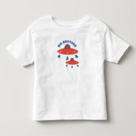 UFOをテーマにしたビッグブラザーTシャツ トドラーTシャツ