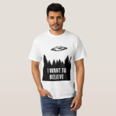 UFOを信じたい Tシャツ (正面フル)