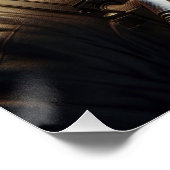 UFOを反射した宇宙飛行士 ポスター (コーナー)