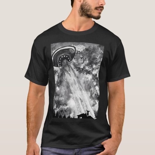 UFOを呼び止める Tシャツ (正面)