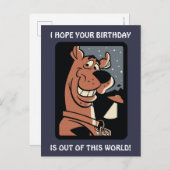 UFOを持つスクービードー ポストカード (正面/裏面)