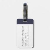 UFOを持つスクービードー ラゲッジタグ (裏面縦)