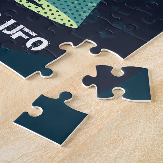 UFOを用心して下さい ジグソーパズル (側面)