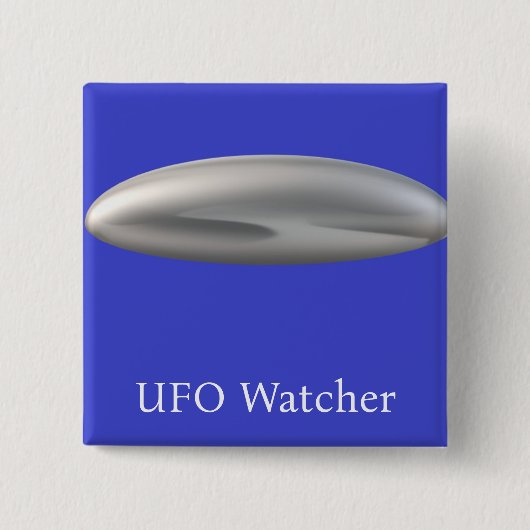 UFOウォッチャー 缶バッジ (正面)