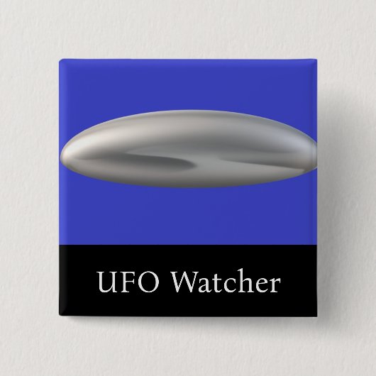 UFOウォッチャー 缶バッジ (正面)