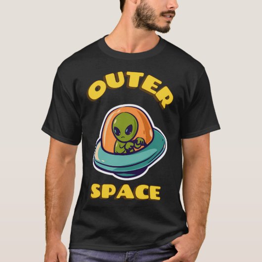 UFOエイリアンインベージョン火星宇宙 Tシャツ (正面)