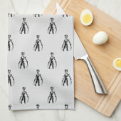 UFOエイリアンサンダー_コーブ キッチンタオル (四つ折り)