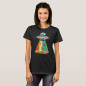 UFOエイリアンベンガルキャット Tシャツ (正面フル)