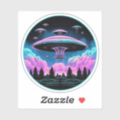 UFOエイリアン侵入美学 シール (シート)