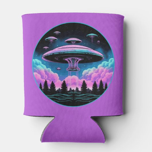 UFOエイリアン侵入美学 缶クーラー (裏面)