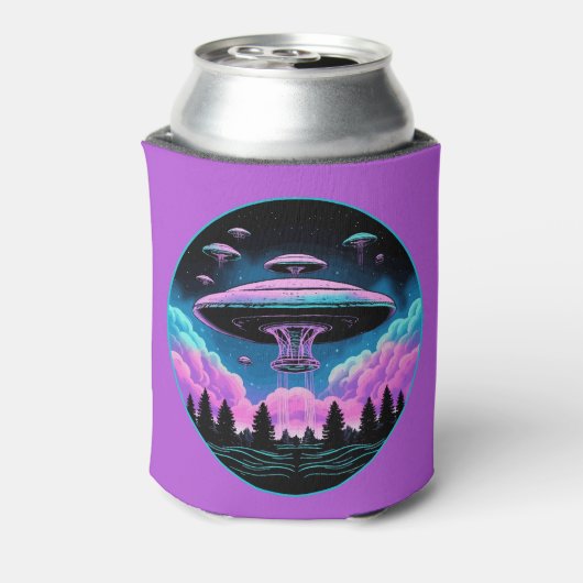 UFOエイリアン侵入美学 缶クーラー (缶裏面)