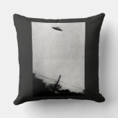 UFOエイリアン地球外宇宙探査機トップの秘密 クッション (裏面)