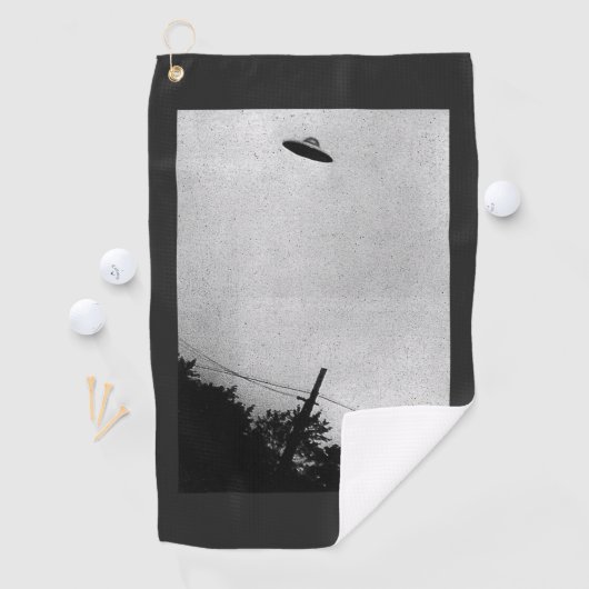 UFOエイリアン地球外宇宙探査機トップの秘密 ゴルフタオル (インサイチュ)