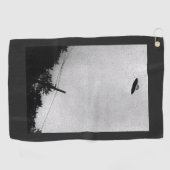 UFOエイリアン地球外宇宙探査機トップの秘密 ゴルフタオル (横)