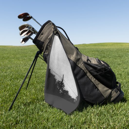 UFOエイリアン地球外宇宙探査機トップの秘密 ゴルフタオル (グリーン)