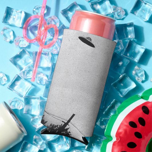 UFOエイリアン地球外宇宙探査機トップの秘密 スリム缶クーラー (インサイチュ 夏)