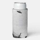 UFOエイリアン地球外宇宙探査機トップの秘密 スリム缶クーラー (Seltzer正面)