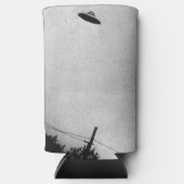 UFOエイリアン地球外宇宙探査機トップの秘密 スリム缶クーラー (正面)