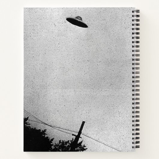 UFOエイリアン地球外宇宙探査機トップの秘密 ノートブック (裏面)