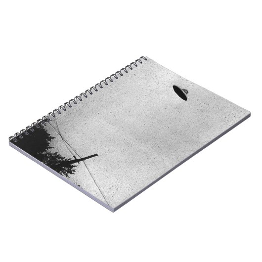 UFOエイリアン地球外宇宙探査機トップの秘密 ノートブック (左側)