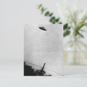 UFOエイリアン地球外宇宙探査機トップの秘密 ポストカード (スタンド正面)