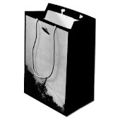 UFOエイリアン地球外宇宙探査機トップの秘密 ミディアムペーパーバッグ (裏面アングル)