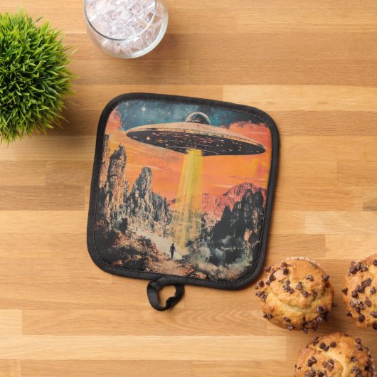 UFOエイリアン奪取 鍋敷き (トップダウン)