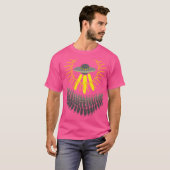 Ufoエイリアン宇宙船人類の平和 Tシャツ (正面フル)