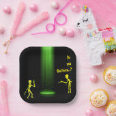 UFOエイリアン拉致👽お前はいる？ ペーパープレート (パーティー)