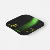 UFOエイリアン拉致👽お前はいる？ ペーパープレート (傾斜あり)