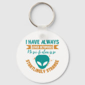 UFOエイリアン私は常に愛している任意のエイリアンはカタール キーホルダー (正面)