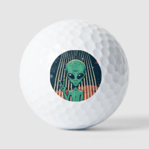 UFOエイリアン ゴルフボール