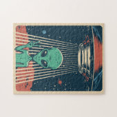 UFOエイリアン ジグソーパズル (横)