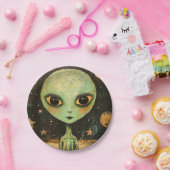 UFOエイリアン ペーパープレート (パーティー)