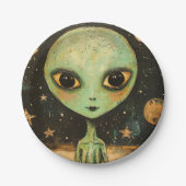 UFOエイリアン ペーパープレート (正面)