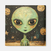 UFOエイリアン マグネット (正面)