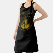 UFOエプロンパーソナライズされたソーサ飛んでいるーギフト エプロン (インサイチュ)