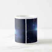UFOオブジェ飛んでいるクトの宇宙 コーヒーマグカップ (中央)