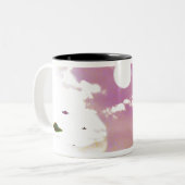 UFOオープン空のマグカップ ツートーンマグカップ (正面左)