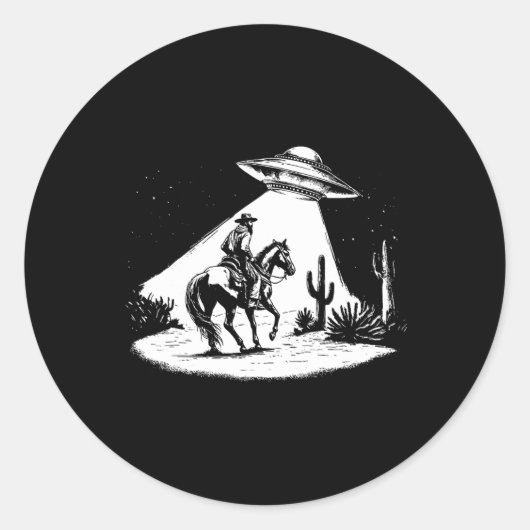 UFOカウボーイエイリアンハロウィン衣装UFOベスト ラウンドシール (正面)