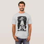 UFOカウ - 変わった楽しいエイリアンとの遭遇 Tシャツ (正面フル)