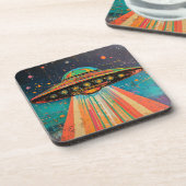 UFOカラフル宇宙船 コースター (左側)