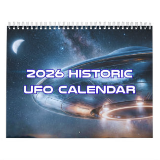 UFOカレンダー2026 ビンテージSF壁掛けプランナー カレンダー