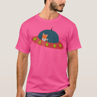 Ufoキツネ Tシャツ