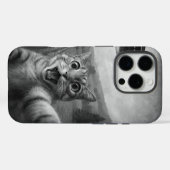 UFOキャットギフト付きエイリアンおもしろい自撮り Case-Mate iPhoneケース (裏面 (横))