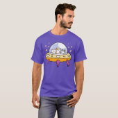 UFOキャットfor猫好きボーイ Tシャツ (正面フル)
