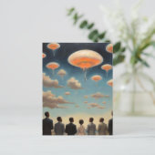 UFOクラゲin the Sky ポストカード (スタンド正面)