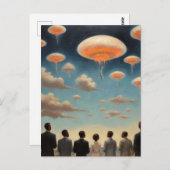 UFOクラゲin the Sky ポストカード (正面/裏面)